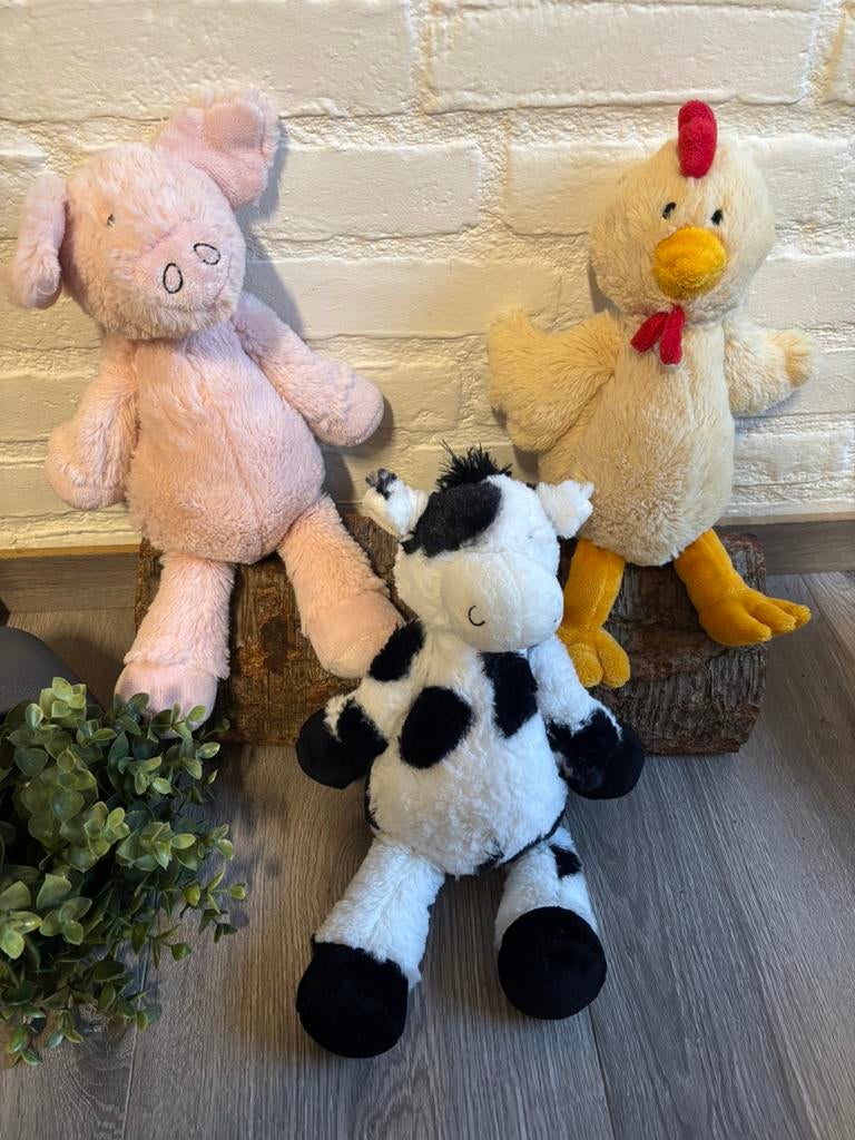 Sligro/Emte, Varken, Kip Koe, knuffel, Overige merken, Nieuw, Met label, Middelgroot (20 tot 80 cm)