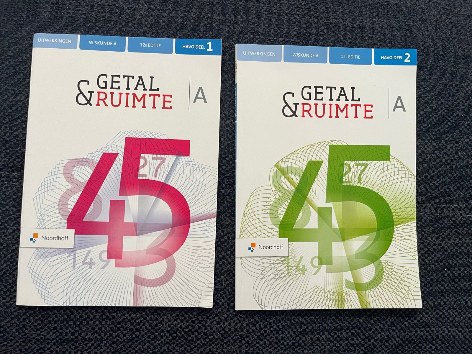Getal & Ruimte uitwerkingen Wiskunde A HAVO deel 1 & 2, Ophalen of Verzenden, Gelezen, HAVO, Wiskunde A