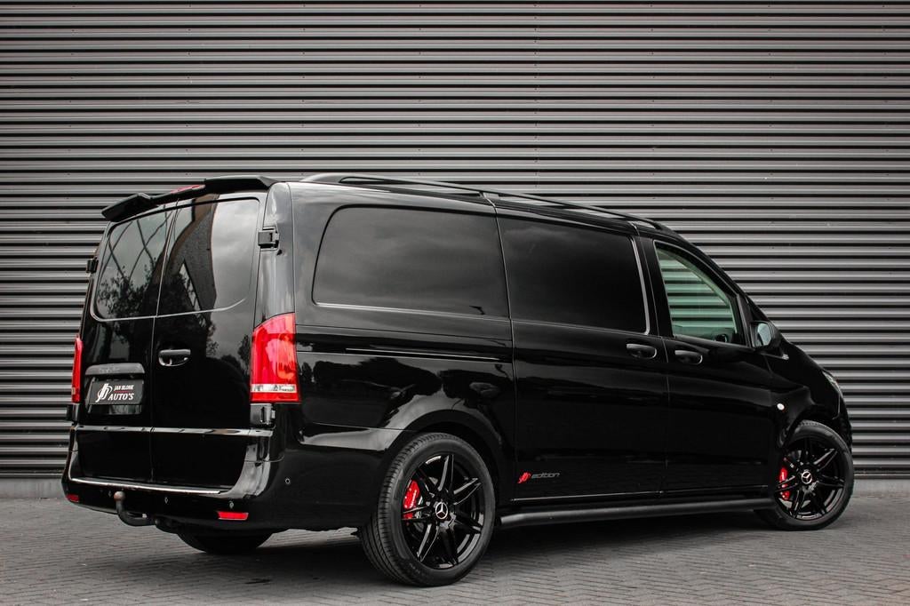 Mercedes-Benz Vito 119CDI 190PK LANG JB-EDITION FULL BLACK /, Auto's, Achterwielaandrijving, 2027 kg, Zwart, Bedrijf