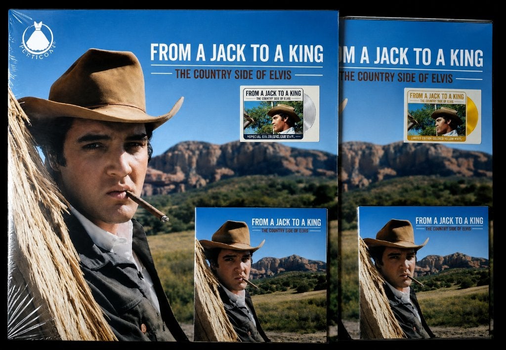 ELVIS PRESLEY "FROM A JACK TO A KING" LP/CD SET !, Cd's en Dvd's, LP, Verzenden, Geseald, 12 inch