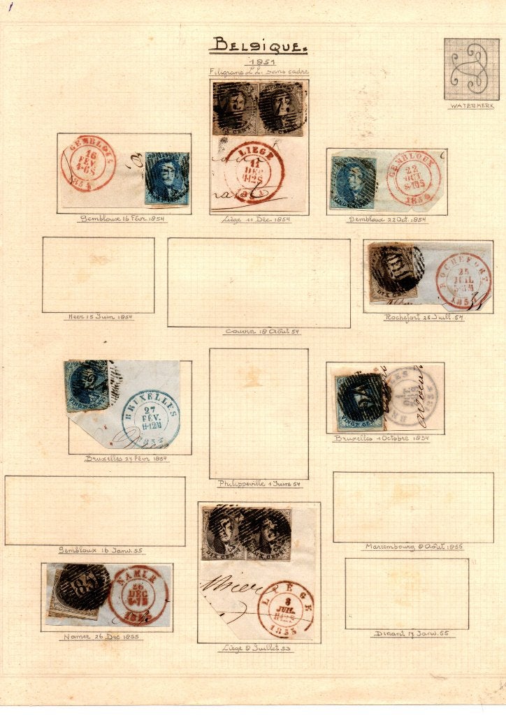 Postzegels Belgie, Postzegels en Munten, Postzegels | Nederland, Ophalen of Verzenden, Gestempeld