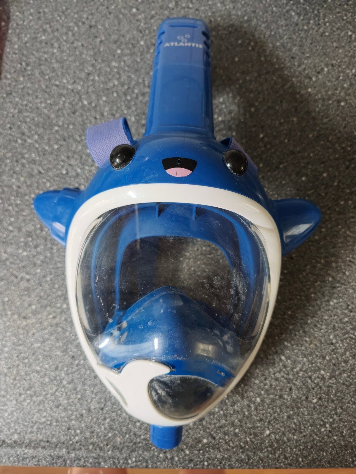 Atlantis Snorkelmasker voor kinderen - Blauw, Watersport en Boten, Ophalen of Verzenden, Gebruikt, Snorkelmasker
