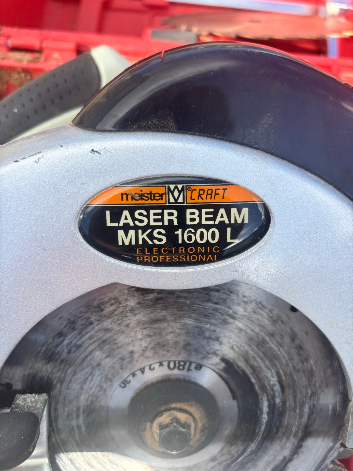Meister Craft Cirkelzaag MKS 1600 L met 2 zaagbladen, Doe-het-zelf en Verbouw, Gebruikt, Cirkelzaag, 70 mm of meer, Ophalen of Verzenden