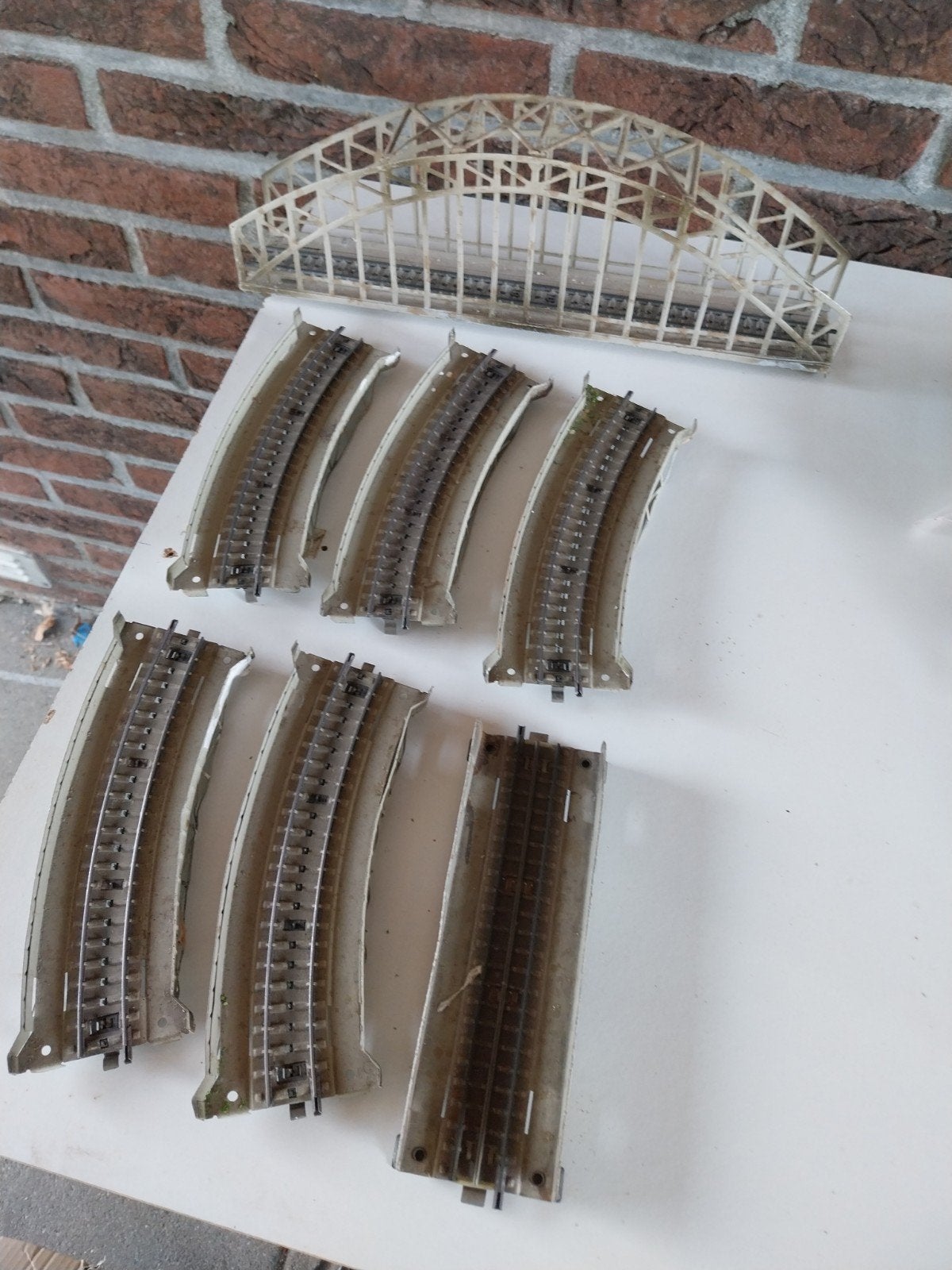Märklin,  Brug en brugdelen metaal., Wisselstroom, Gebruikt, Brug, Tunnel of Gebouw, Ophalen of Verzenden