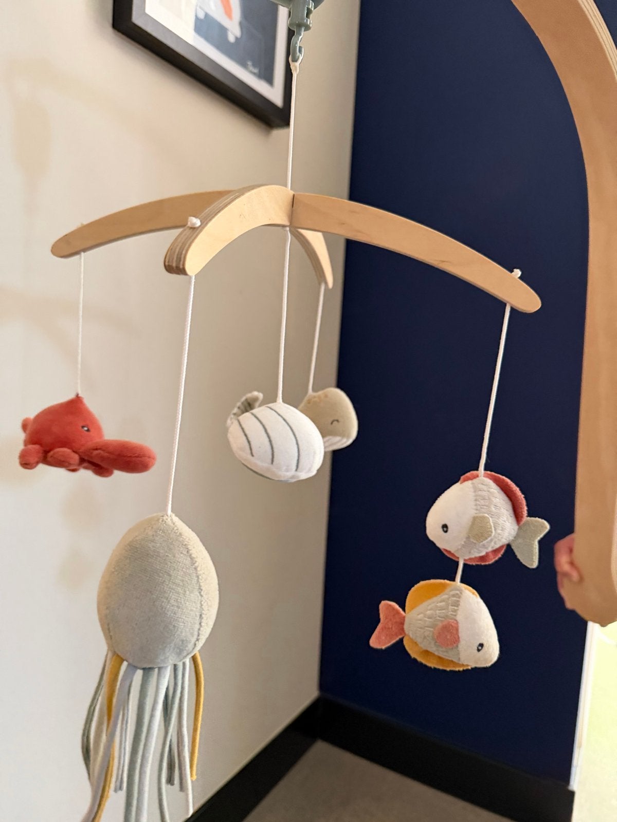 Little Dutch Muziekmobiel Ocean Mint, Kinderen en Baby's, Speelgoed | Babyspeelgoed, Ophalen of Verzenden, Zo goed als nieuw, Mobiel