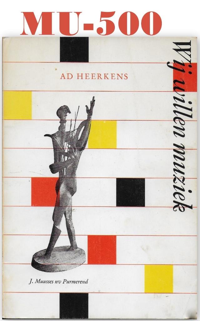 Mu500 bladmuziek wij willen muziek, Gebruikt, Klassiek, Ophalen of Verzenden, Artiest of Componist