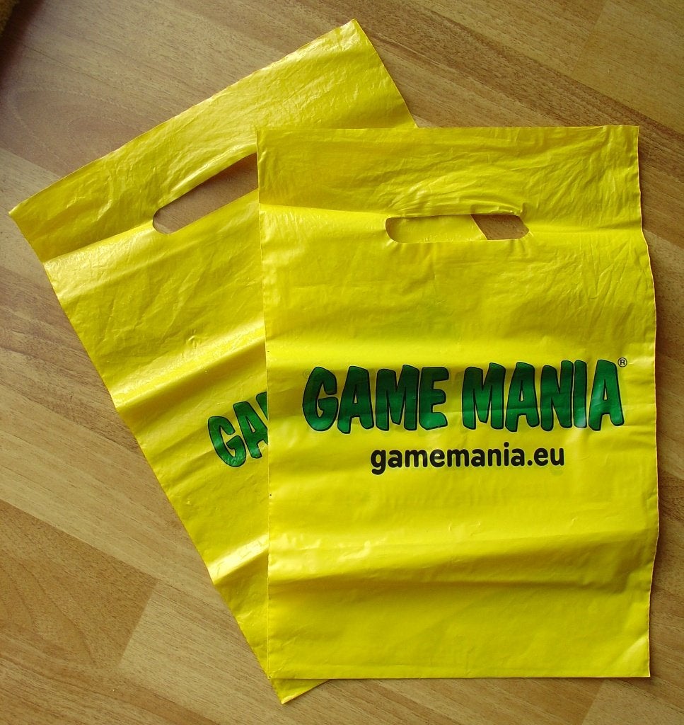 Originele Game Mania Plastic Zakjes, Ophalen of Verzenden, Zo goed als nieuw