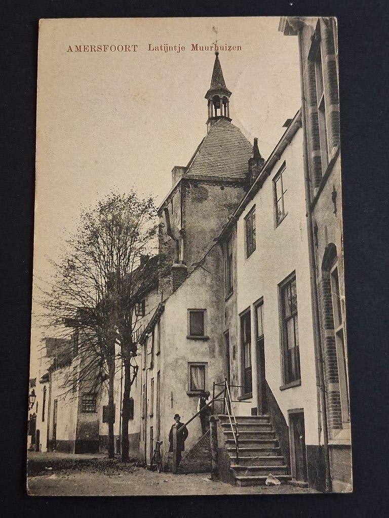 Amersfoort Latijntje Muurhuizen 1917, Verzenden, Voor 1920, Gelopen, Utrecht