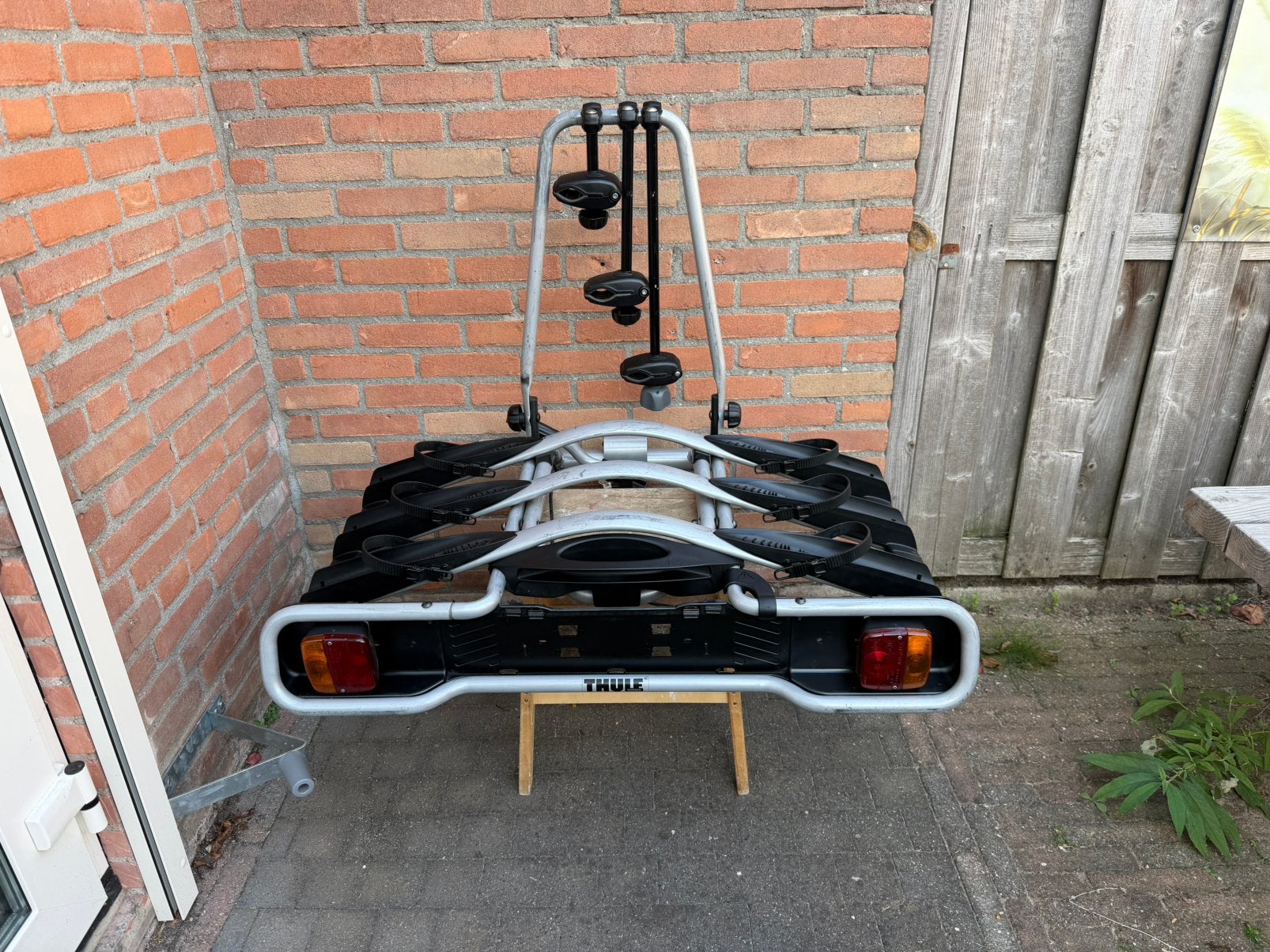 Thule Euroway 947 Fietsendrager voor 3 Fietsen, Ophalen, 3 fietsen of meer, Zo goed als nieuw, Trekhaakdrager
