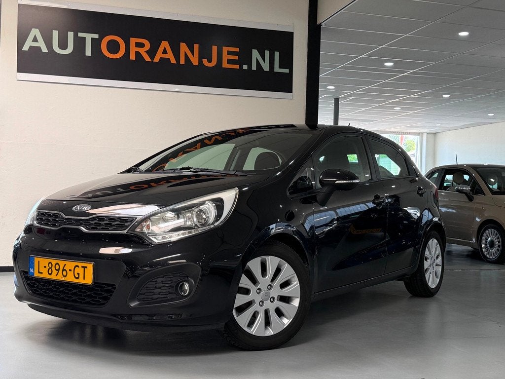 Kia Rio 1.2 CVVT Comfort Pack-Airco-Nieuwe APK, Voorwielaandrijving, Euro 5, 4 cilinders, Zwart