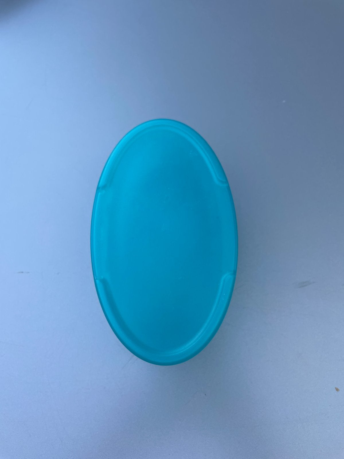 Tupperware bakje turquoise met deksel, Ophalen of Verzenden, Zo goed als nieuw, Blauw, Bak of Kom