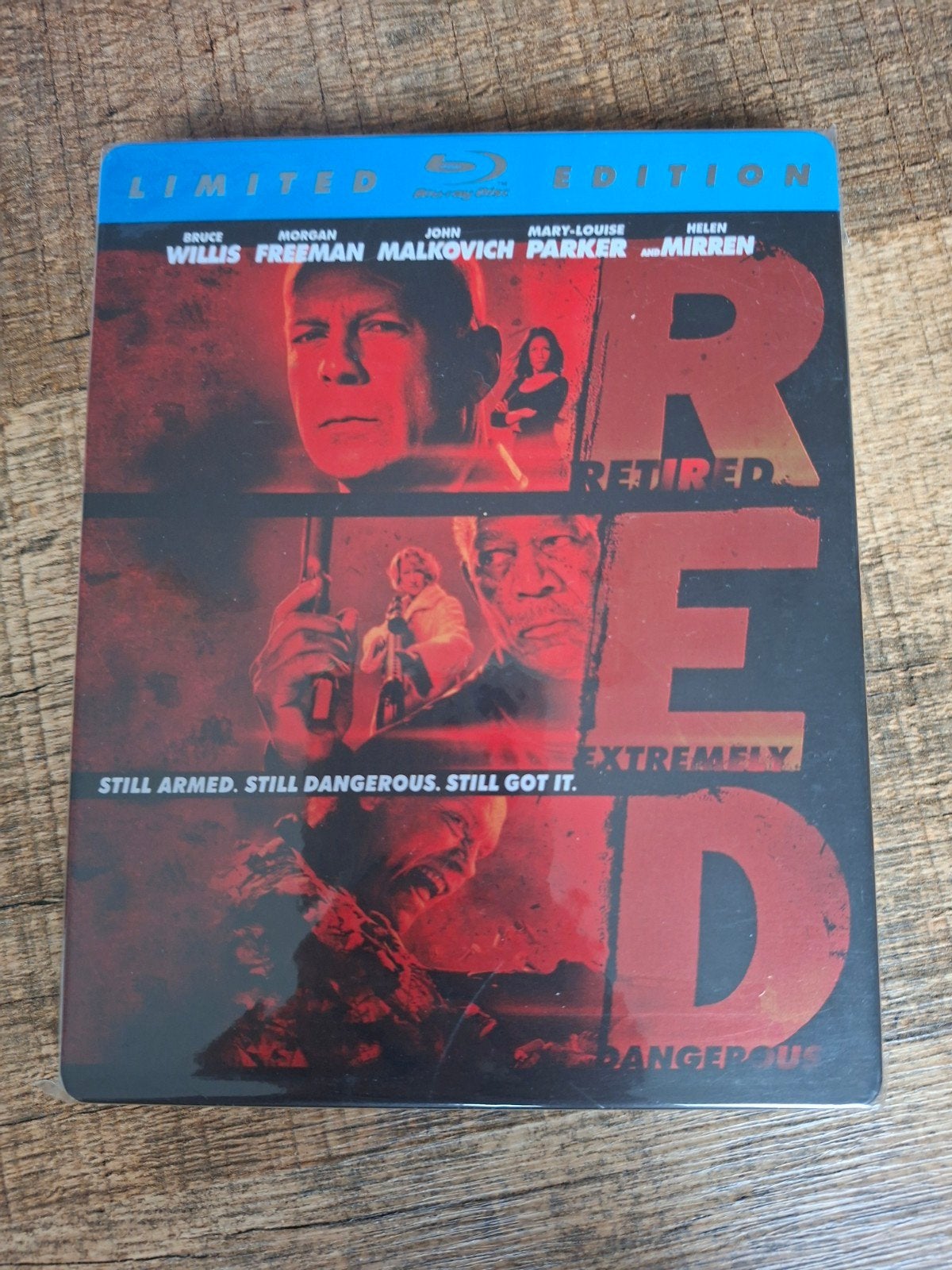 RED Limited Edition Blu-ray - Actiecomedy met topcast, Ophalen of Verzenden, Zo goed als nieuw, Actie