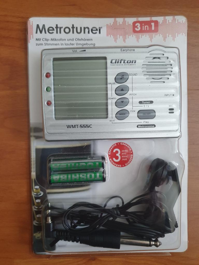 Clifton Metrotuner WMT-555C stemapparaat, metronoom,  nieuw, Ophalen of Verzenden, Nieuw