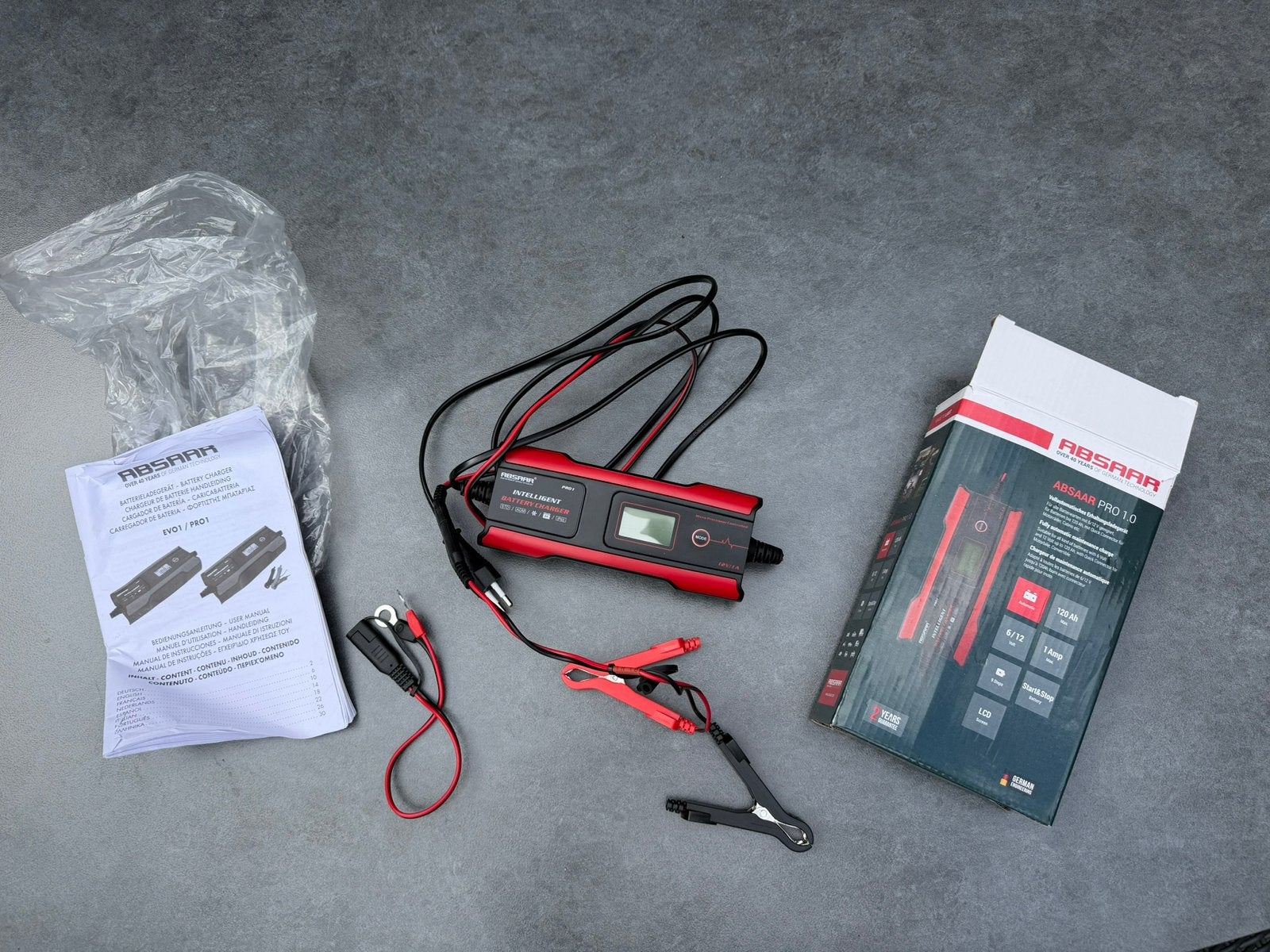 Complete Absaar Pro 1.0 Druppellader (6V/12V) – zgan, Auto-onderdelen, Accu's en Toebehoren