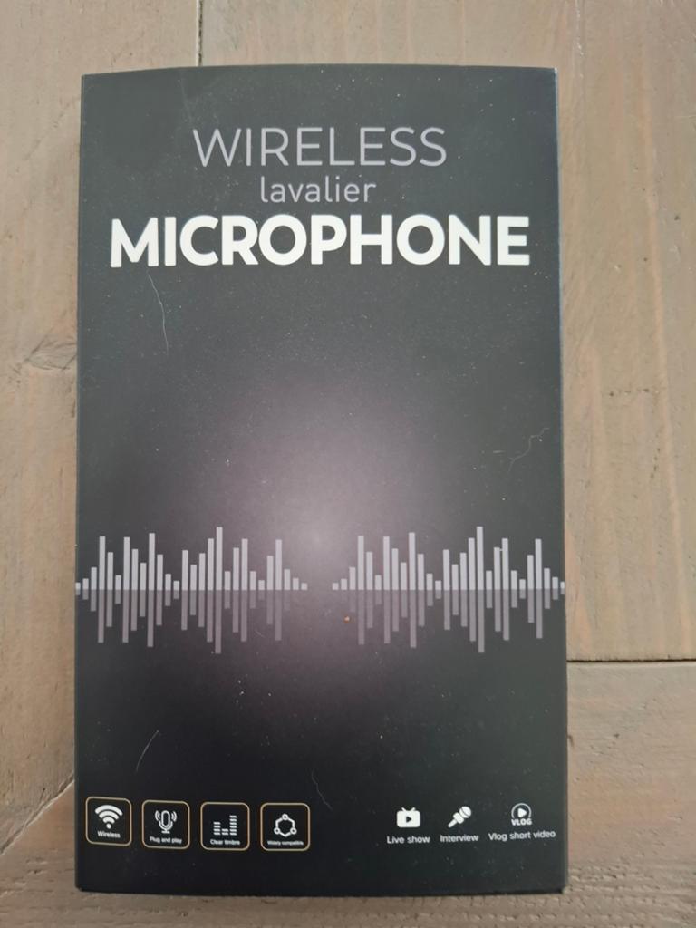 BYbrutek Draadloze Lavalier Microfoon Set, Muziek en Instrumenten, Microfoons, Ophalen of Verzenden, Nieuw, Overige typen, Draadloos