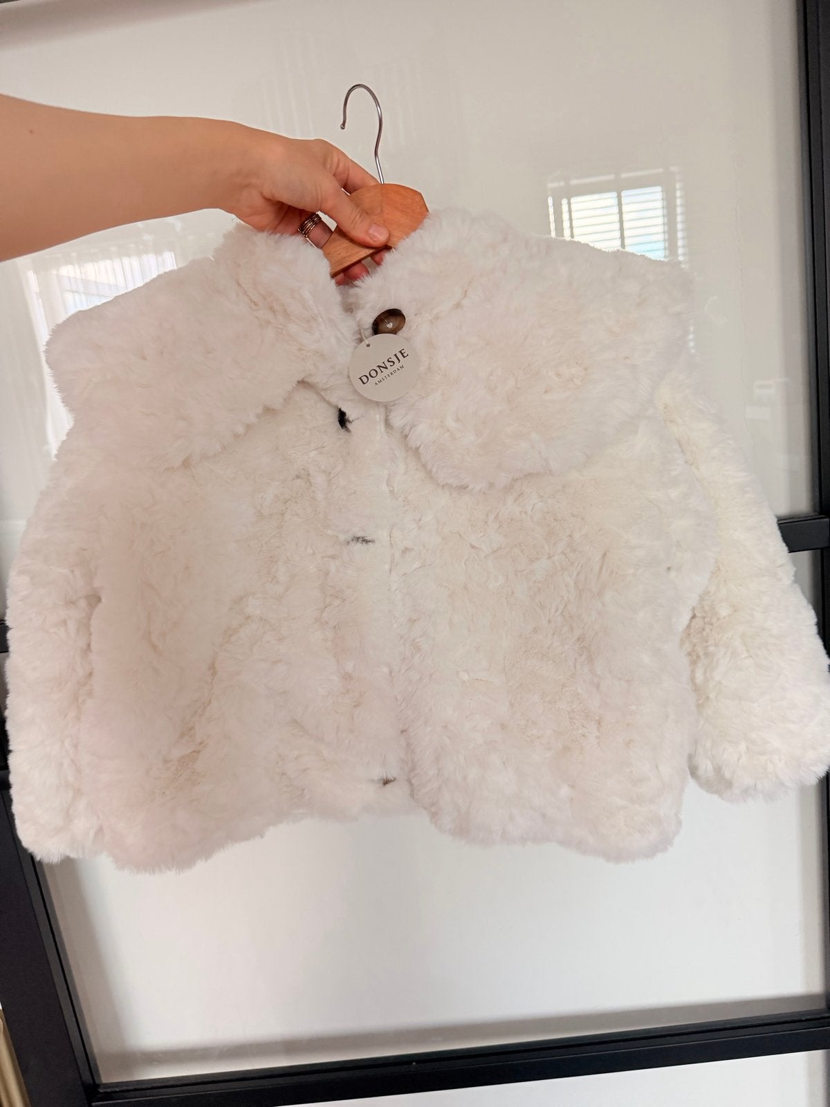 Donsje Amsterdam Marie jas teddy fluffy warm winter 116-122, Ophalen of Verzenden, Nieuw, Meisje