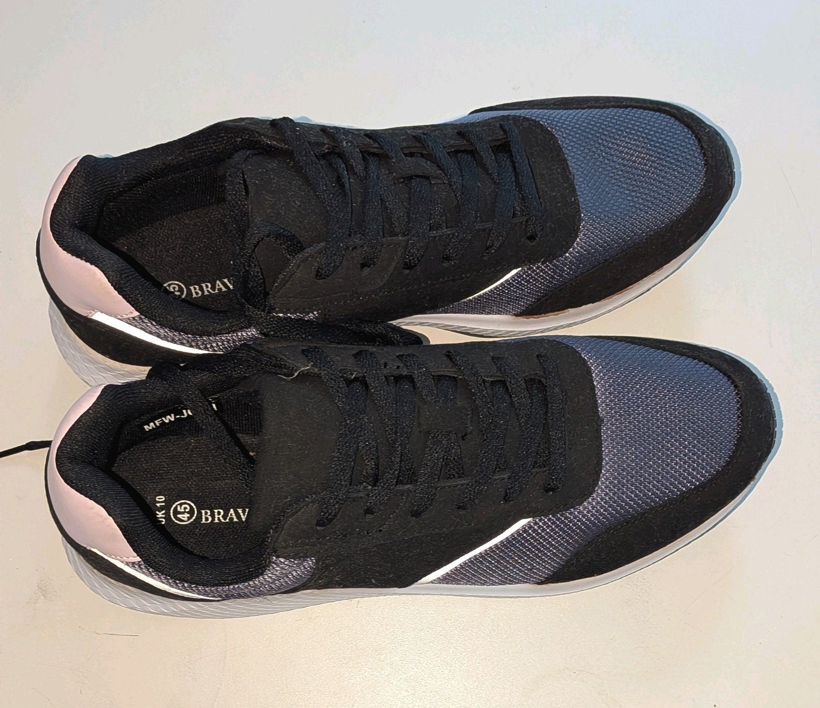 Brave Soul Sneakers - Zwart/Grijs met Roze accenten, Ophalen of Verzenden, Nieuw, Zwart, Algemeen