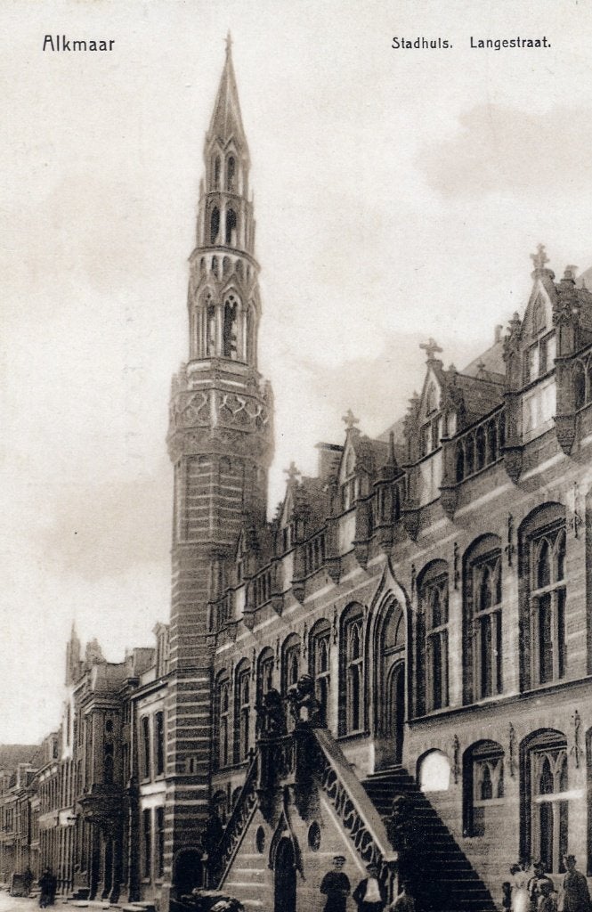 Alkmaar Stadhuis, Verzenden, Voor 1920, Ongelopen, Noord-Holland