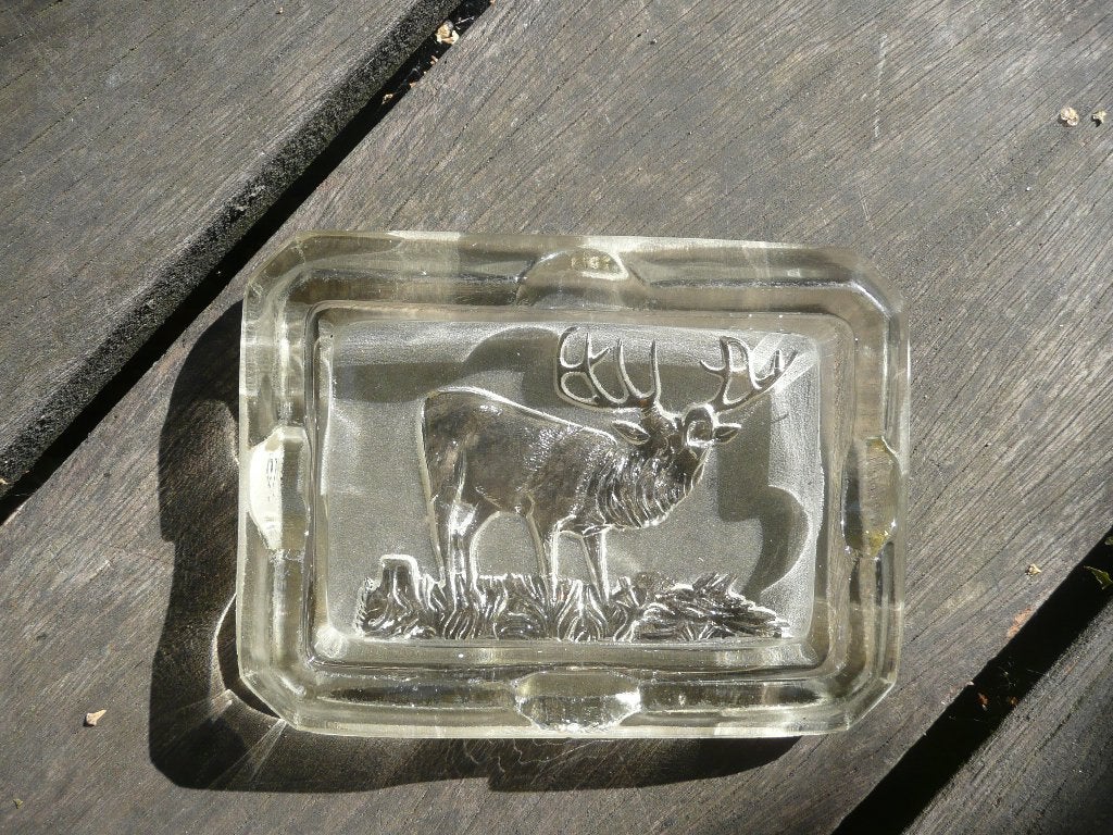 Leerdam persglas sigaren asbak, Ophalen of Verzenden