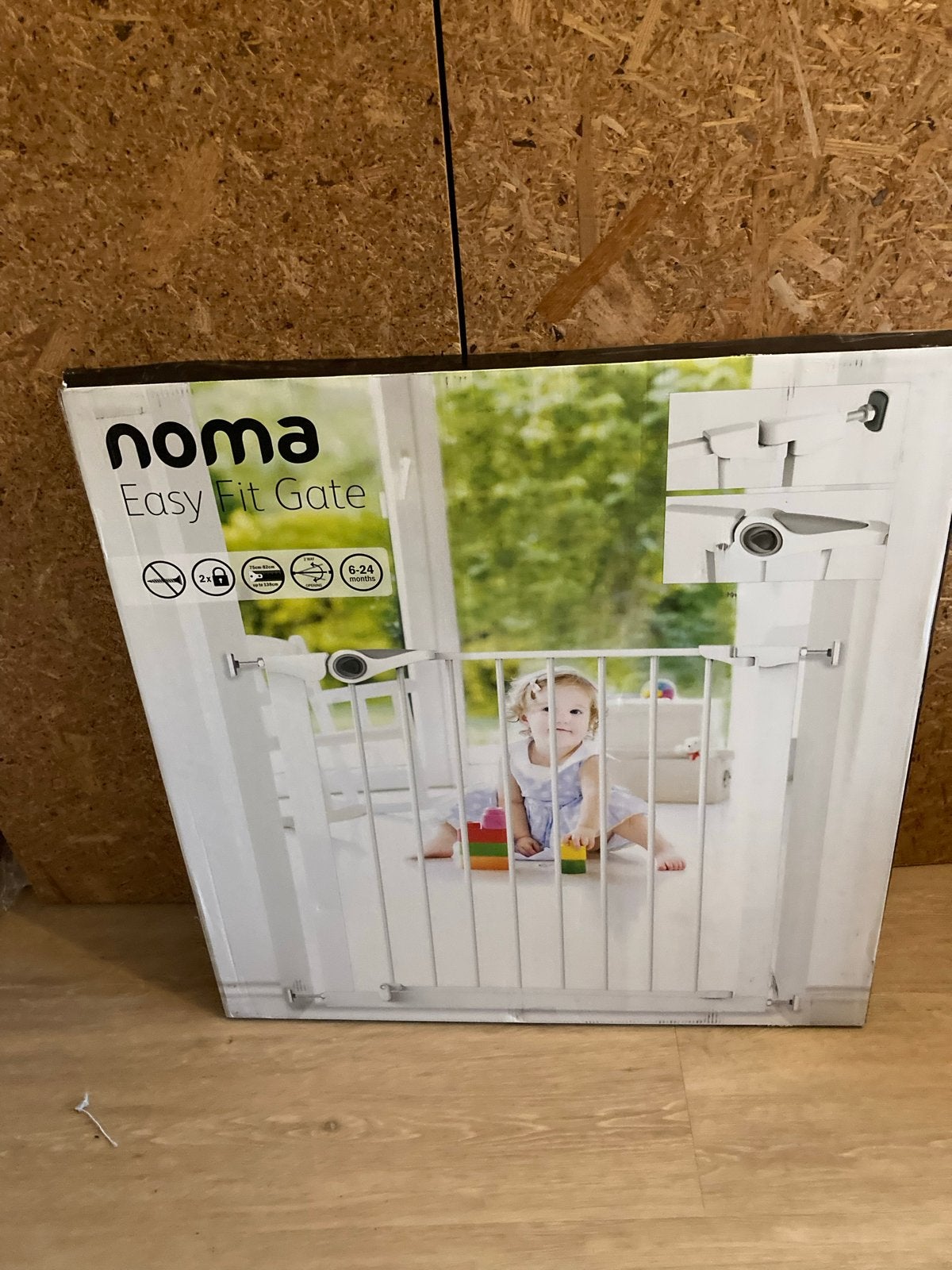 Noma Easy Fit Gate traphekje zonder schroeven - Nieuw, Nieuw, Ophalen of Verzenden, Metaal of IJzer, 115 cm of meer