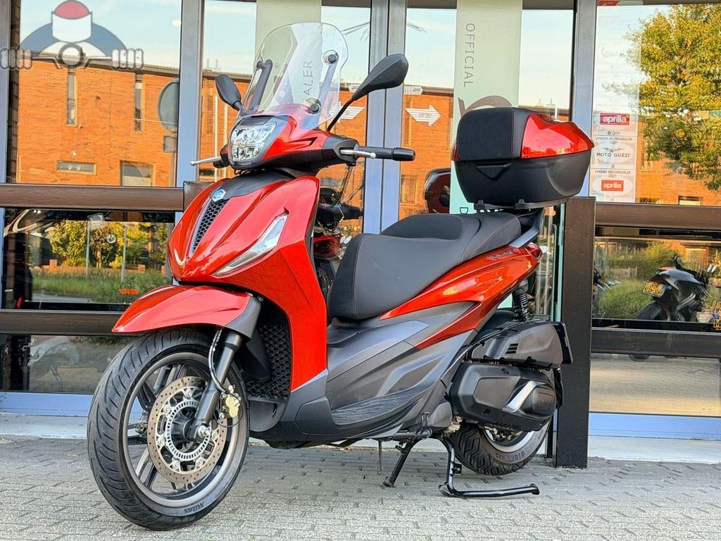 Piaggio Beverly 400 S hpe Arancio Sunset bj. 11-2022 9871km, Motoren, Scooter, Piaggio, Bedrijf, Onbekend