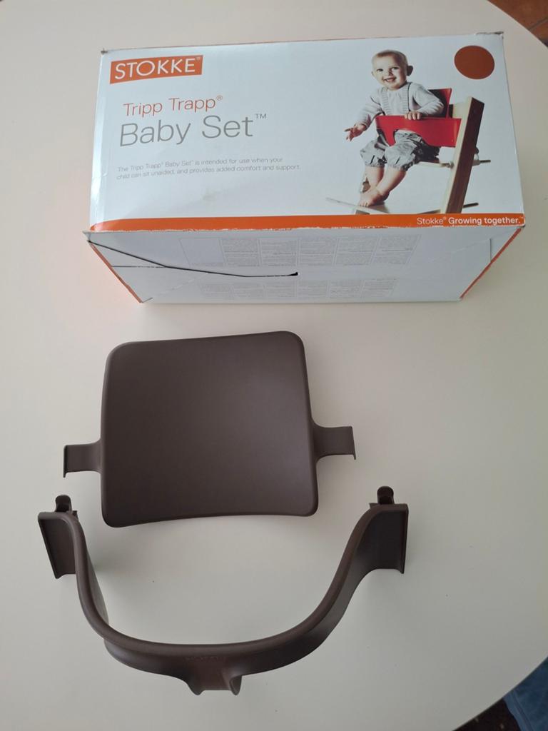 Stokke Tripp Trapp Baby Set - Walnoot, Ophalen of Verzenden, Zo goed als nieuw, Overige typen, Gordel(s)