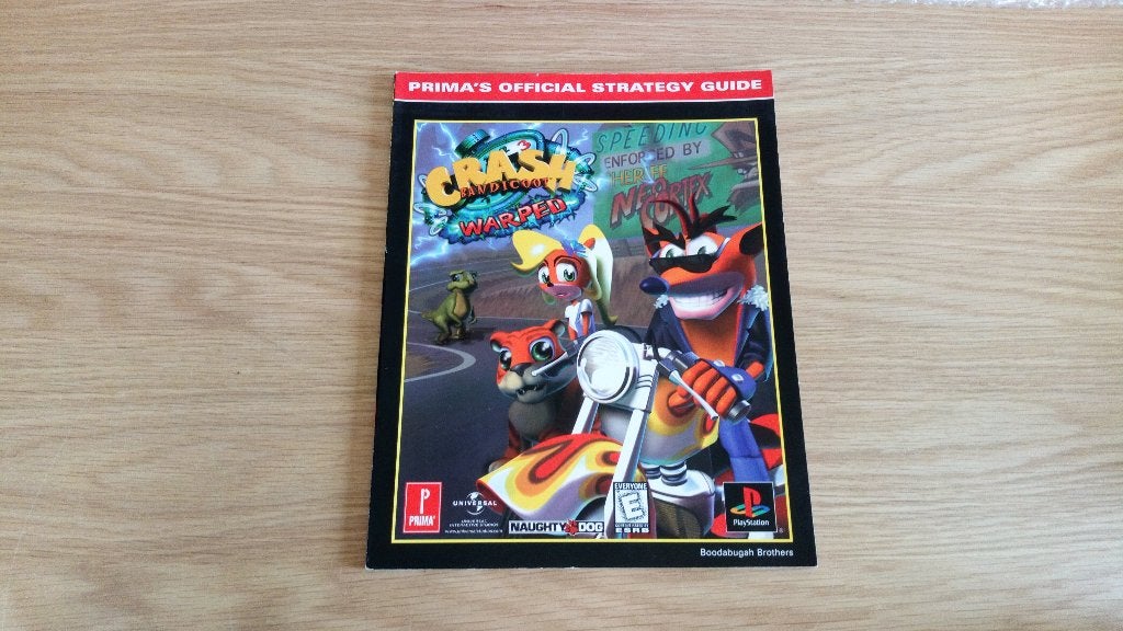 Crash Bandicoot Warped Prima's Official Strategy Guide, Spelcomputers en Games, Avontuur en Actie, Verzenden, 1 speler, Zo goed als nieuw
