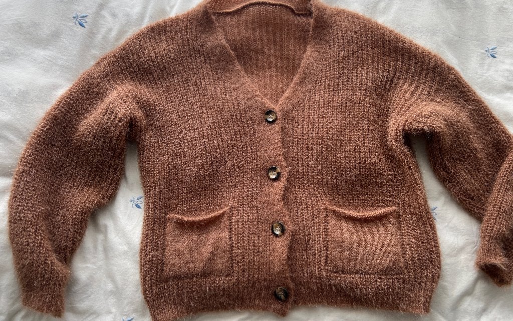 “Made in Italy”Prachtig bruin wollen vest met wol M, Maat 38/40 (M), Made in Italy, Bruin, Nieuw
