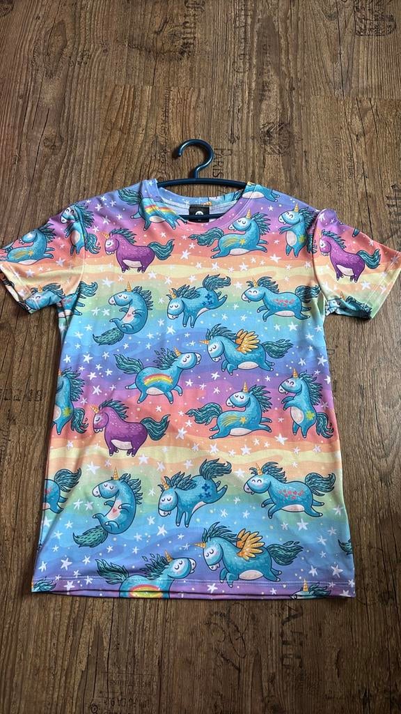 Unicorn Shirt Maat XS - Regenboog Eenhoorn T-shirt, Ophalen of Verzenden, Overige kleuren