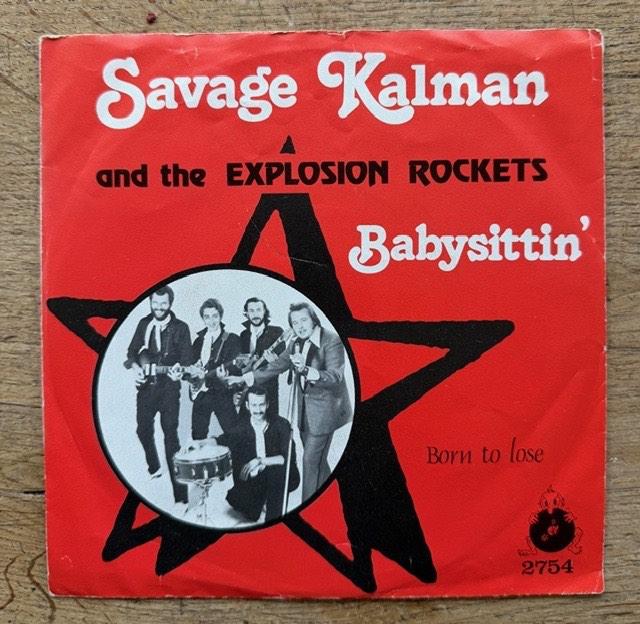 Savage Kalman & explosion rockets - Babysittin' NEDERBEAT, 7 inch, Single, Ophalen of Verzenden, Zo goed als nieuw