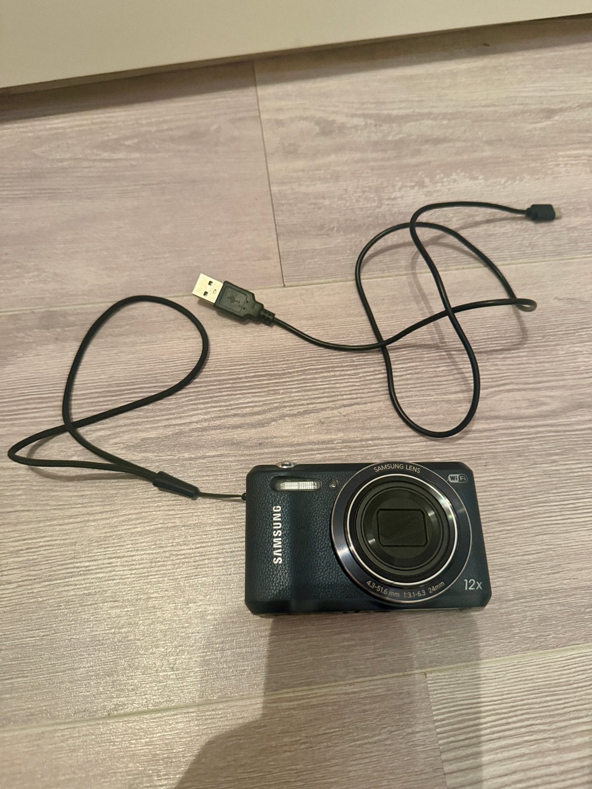 Samsung WB35F digitale camera – zwart., Audio, Tv en Foto, USB-kabel, Ophalen of Verzenden, Zo goed als nieuw, Compactcamera