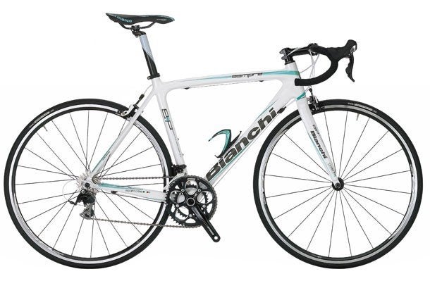 Witte Bianchi Sepre racefiets mt S/M, Fietsen en Brommers, Fietsen | Racefietsen, 28 inch, Carbon, 49 tot 53 cm, Zo goed als nieuw