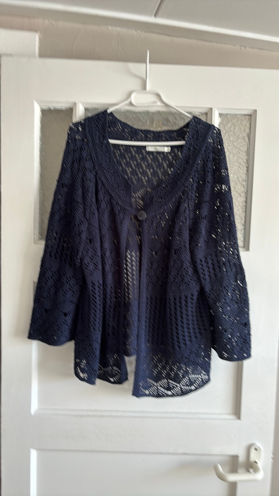 Mooi vestje miss Etam, Kleding | Dames, Grote Maten, Ophalen of Verzenden, Zo goed als nieuw, Blauw, Trui of Vest