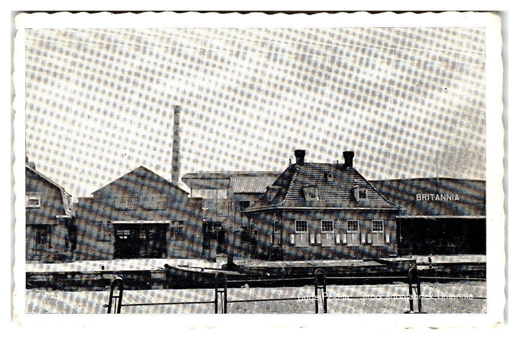 Oude Pekela, Strocartonfabriek Britannia, Verzamelen, Verzenden, 1940 tot 1960, Ongelopen, Groningen