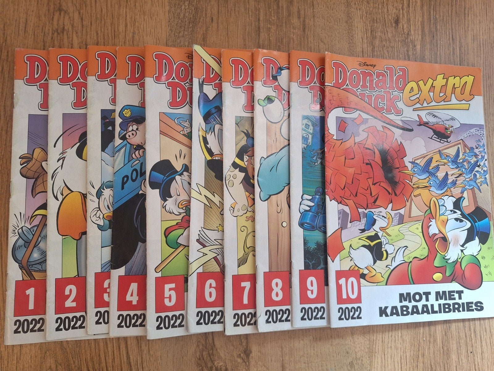 Donald Duck Extra 2022 complete serie 1-10, Ophalen of Verzenden
