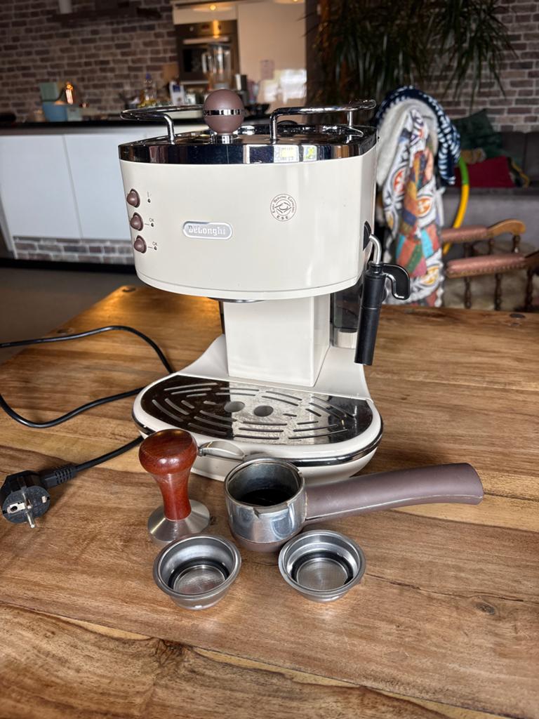 DeLonghi Icona vintage handmatige espressomachine, Witgoed en Apparatuur, Espresso apparaat, Ophalen of Verzenden, Zo goed als nieuw