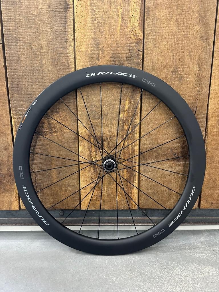 Shimano DURA-ACE voorwiel C50 Centre Lock schijfrem Tubes, Ophalen of Verzenden, Nieuw, Wiel, Shimano Dura Ace