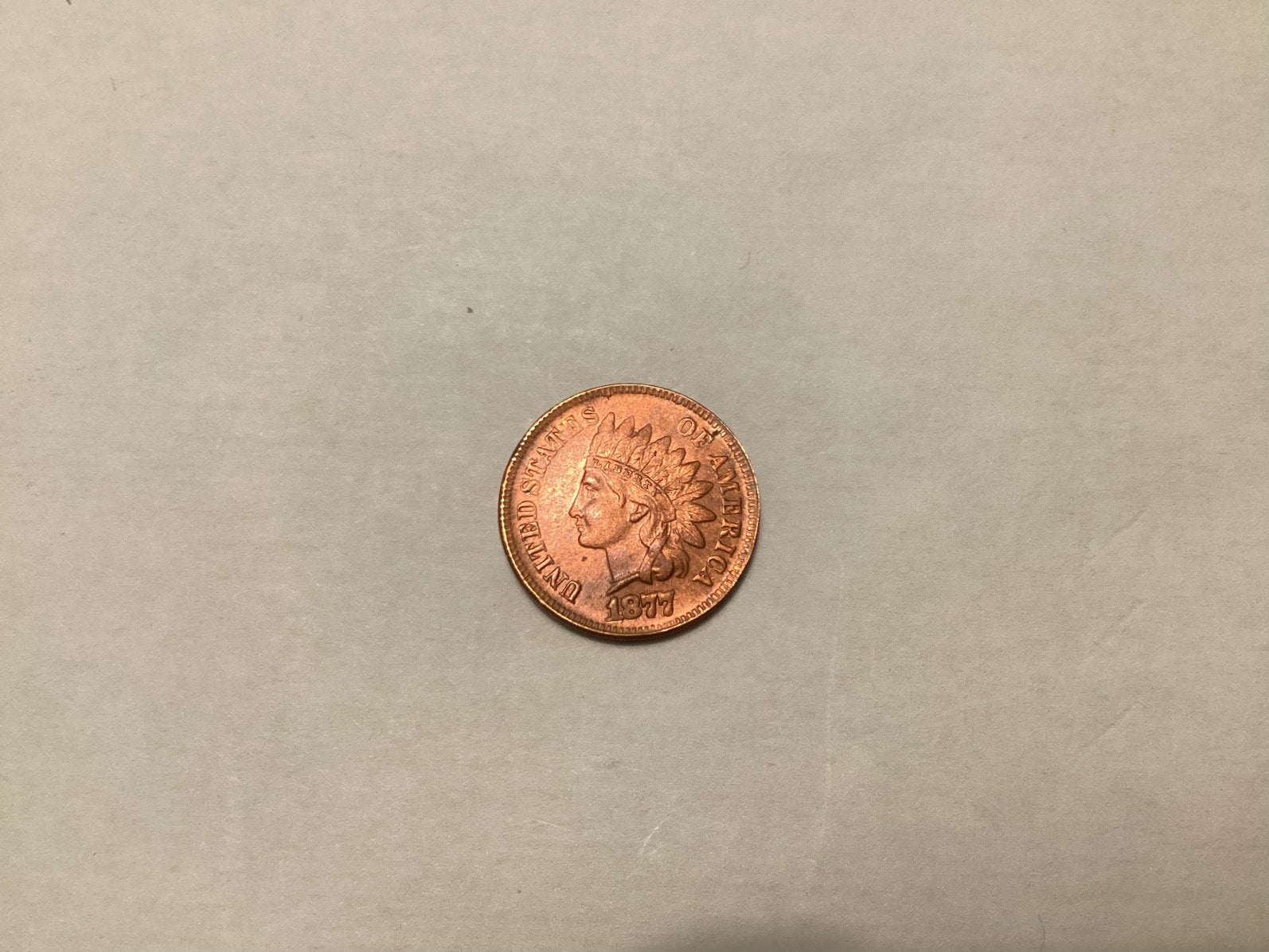 Usa1 cent 1877, Ophalen of Verzenden, Noord-Amerika