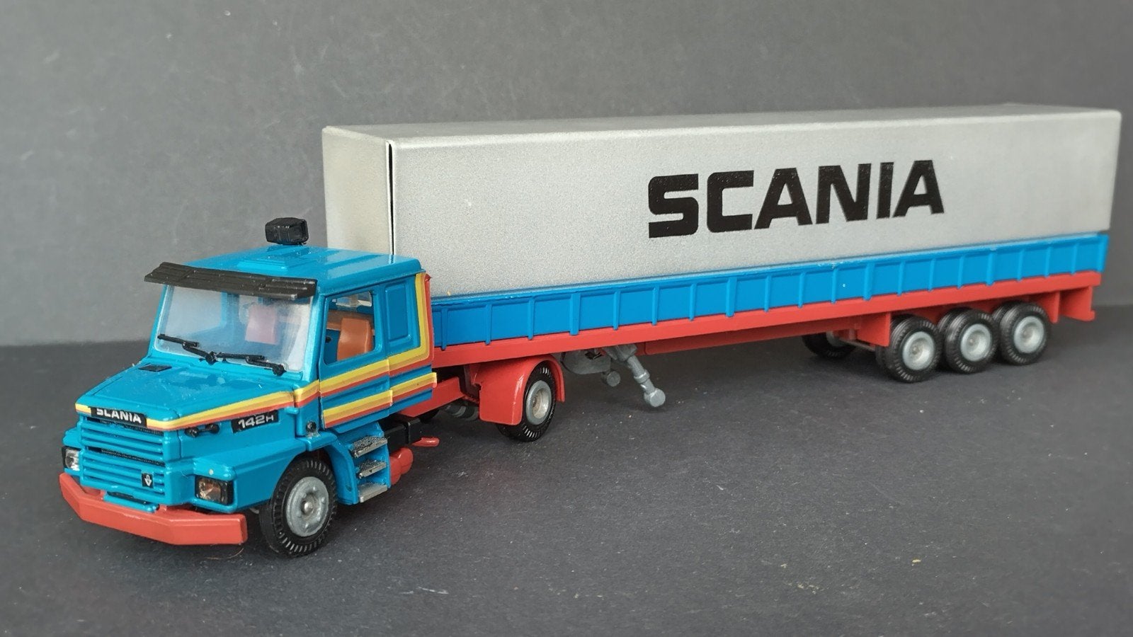Scania 142 H demo 1:50 Tekno Pol, Verzenden, Tekno, Zo goed als nieuw, Tekno