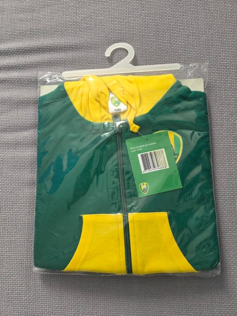 ADO Den Haag hooded zip sweater (Maat 74/80), Ophalen, Nieuw, Onbekend, Jongetje of Meisje