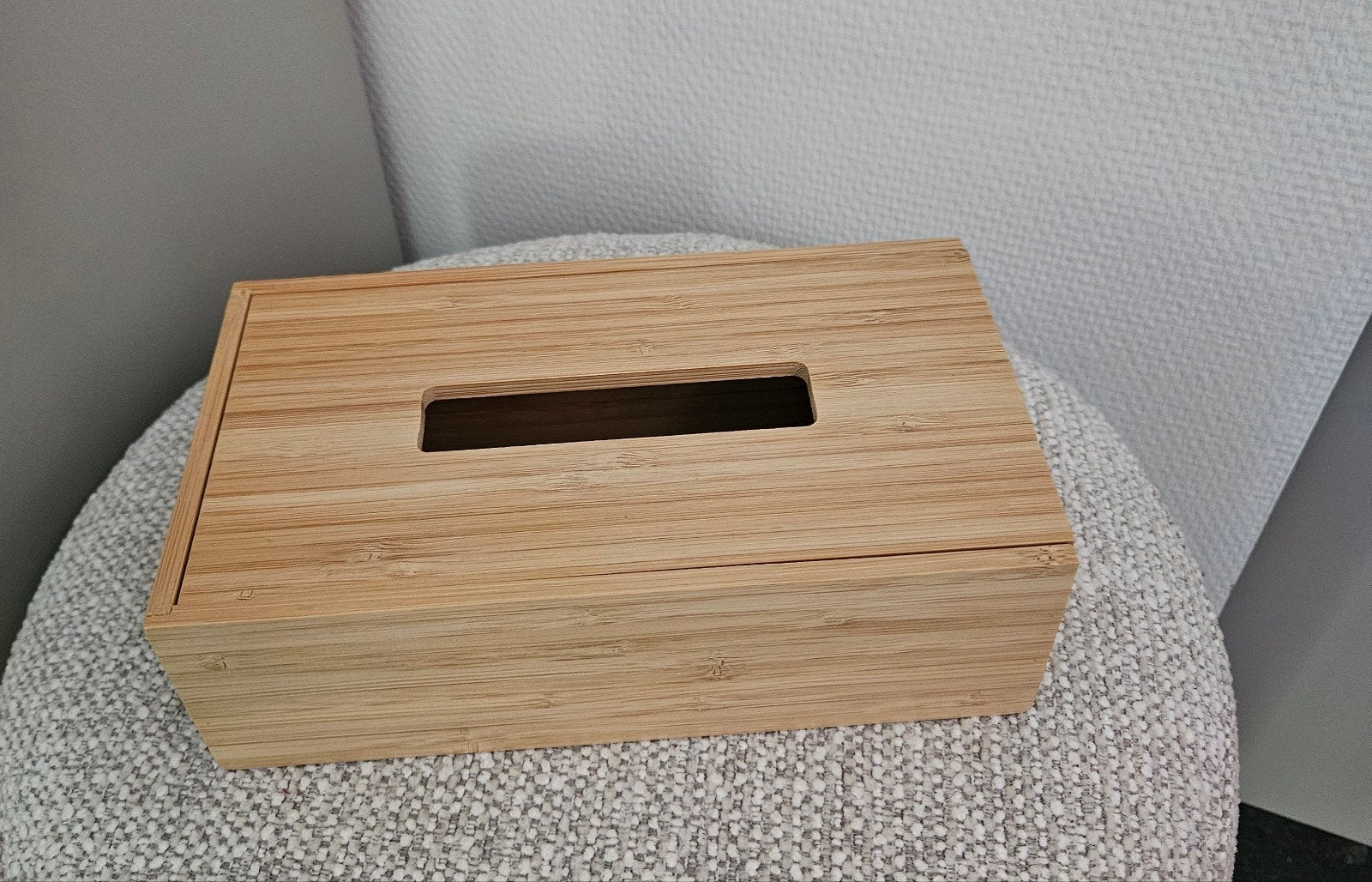 Bamboe tissuebox van H&M Home, Hout, Ophalen of Verzenden, Zo goed als nieuw, Modern