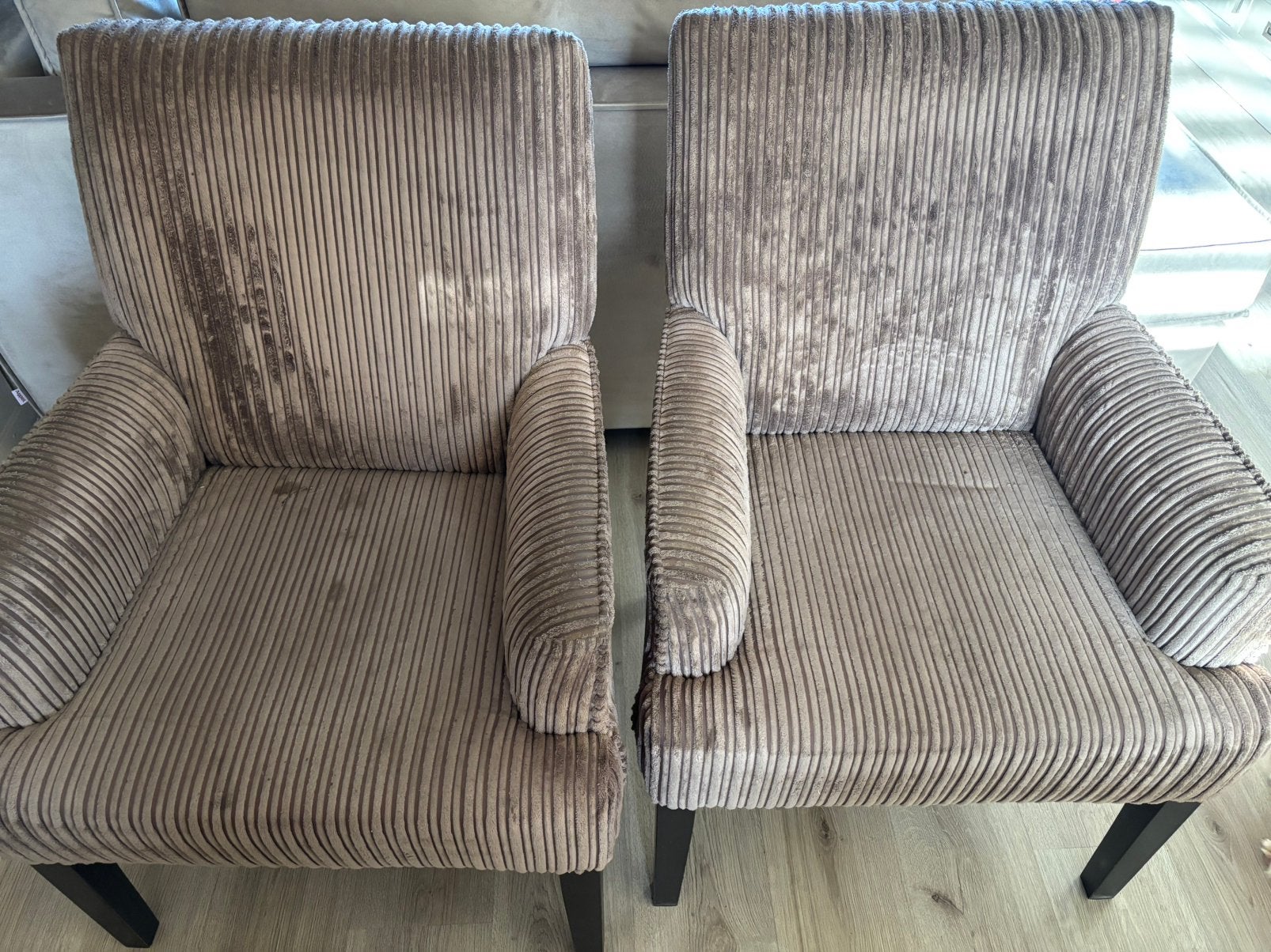 2 stoelen en bank, Huis en Inrichting, Ophalen, Zo goed als nieuw, Stof, 75 tot 100 cm