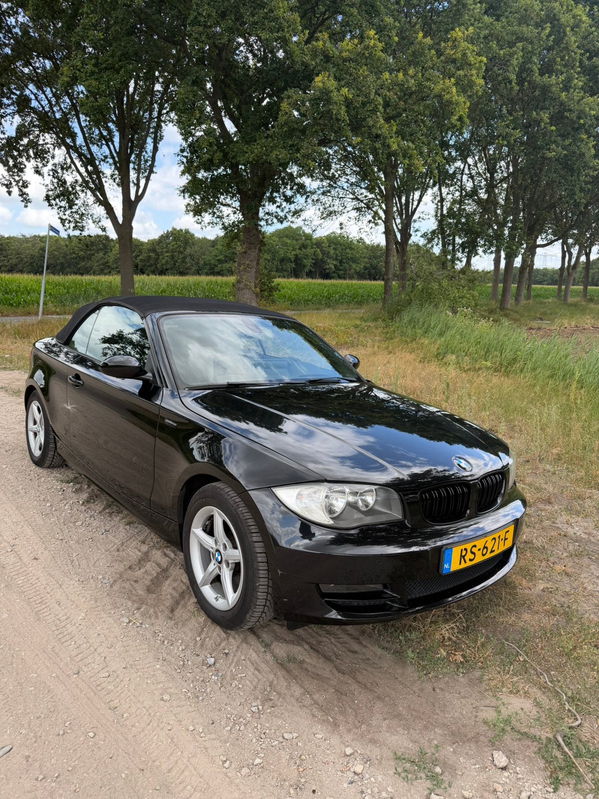 BMW 1-Serie 2.0 118I Cabrio 2008 Zwart, 1-Serie, 1995 cc, Zwart, Cabriolet