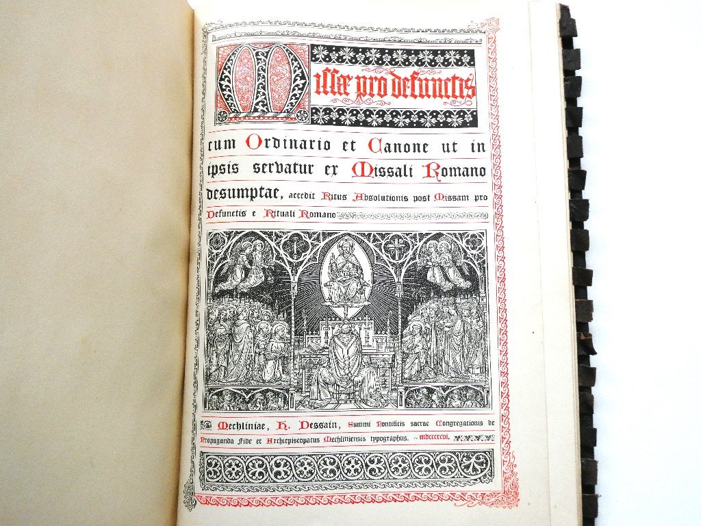 Missaal Missale Romano leer gebonden boek in het Latijn, Ophalen of Verzenden