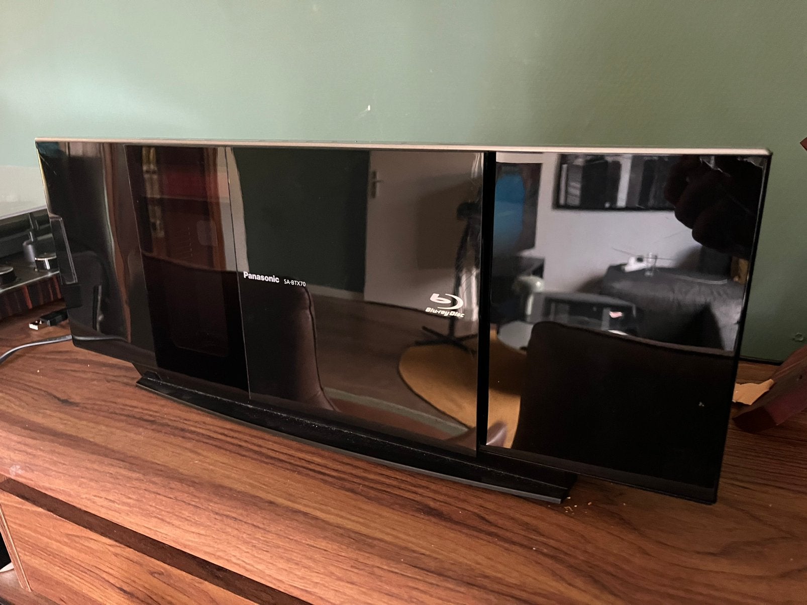 Panasonic SA-BTX70 Blu-ray met iPod dock, Ophalen of Verzenden, Zo goed als nieuw, 25 tot 50 cm