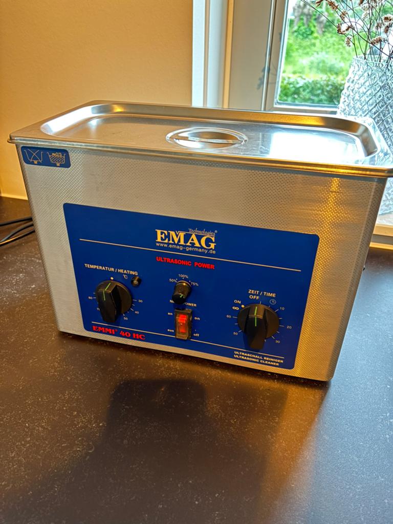 EMAG 40 HC Ultrasoonreiniger (professioneel) ZGAN, Ophalen of Verzenden, Zo goed als nieuw
