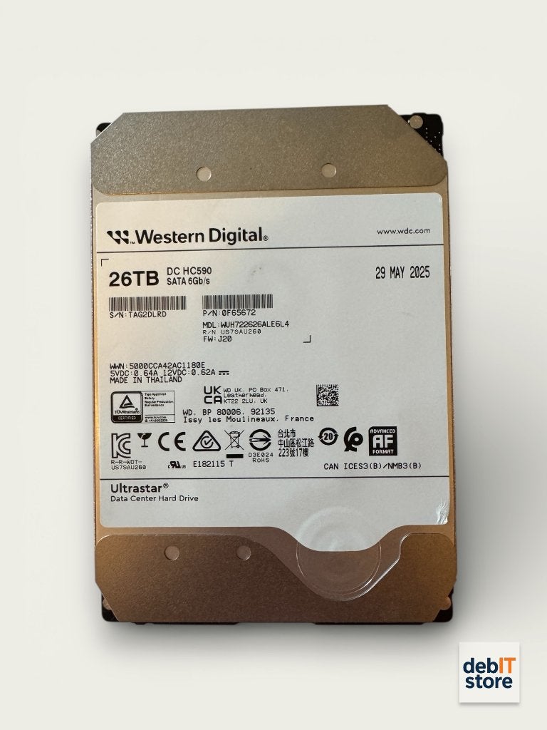 WD Ultrastar 26tb NAS - Server HDD (meerdere stuks), Computers en Software, Harde schijven, Server, Info@debitstore.nl, Zo goed als nieuw