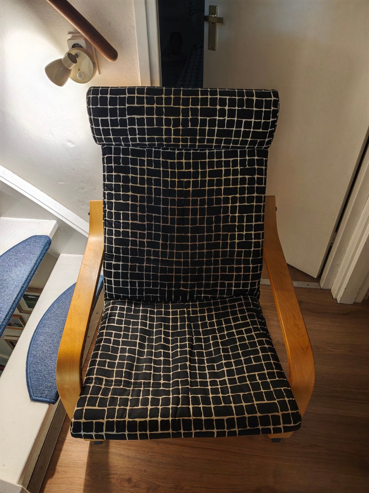 Ikea Poäng stoel - Gebruikt, Ophalen, Gebruikt, Wit, Eén
