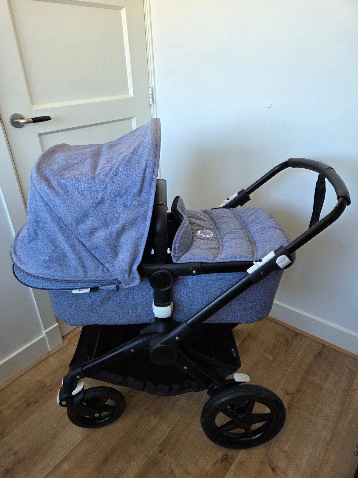 Bugaboo Fox + meerijdplankje, voetenzak en bekerhouder, Ophalen, Gebruikt, Kinderwagen, Bugaboo