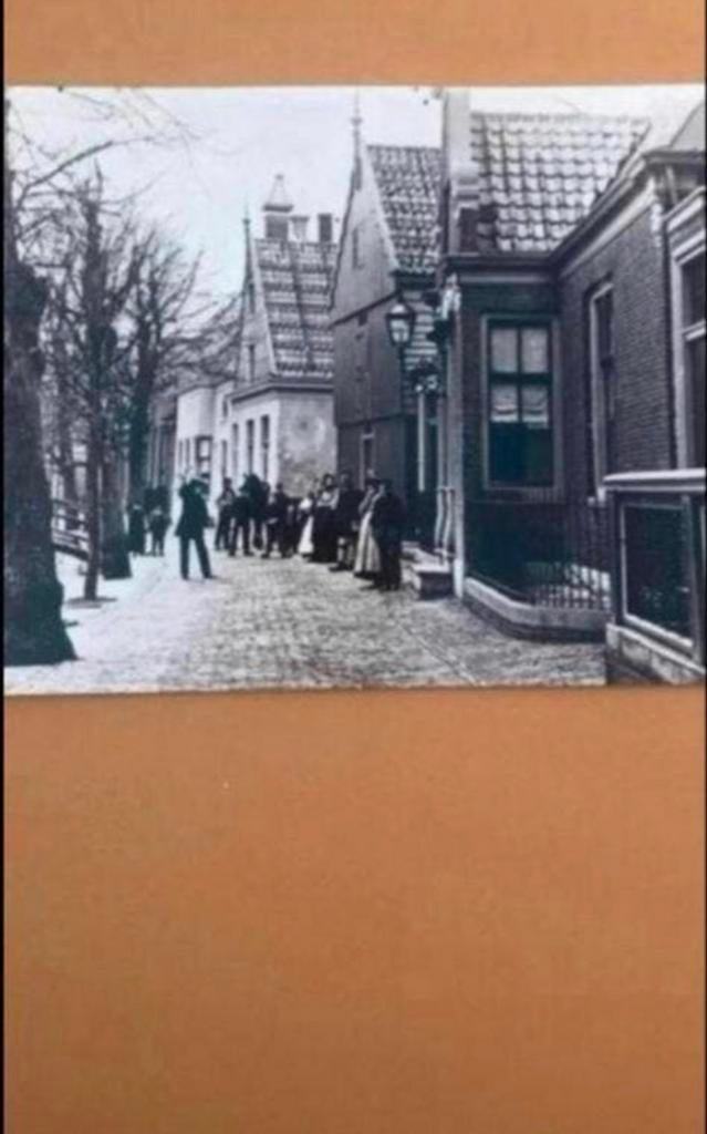 Historische Foto Zaandijk ca. 1870 - In Mooie Staat, Verzamelen, Foto's en Prenten, Ophalen of Verzenden